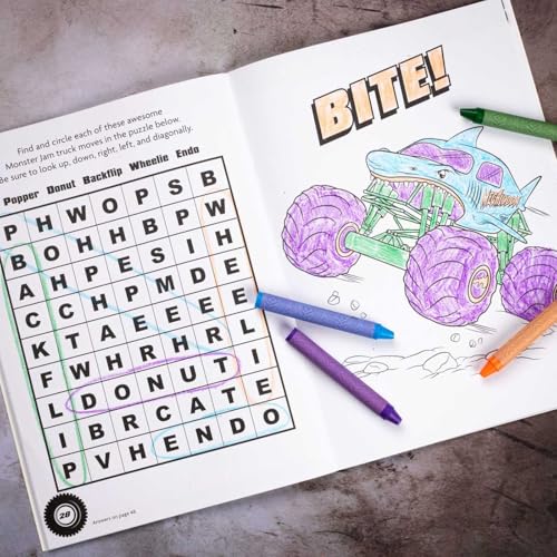 Monster Jam: It's Monster Jam! (Color & Activity with Crayons)