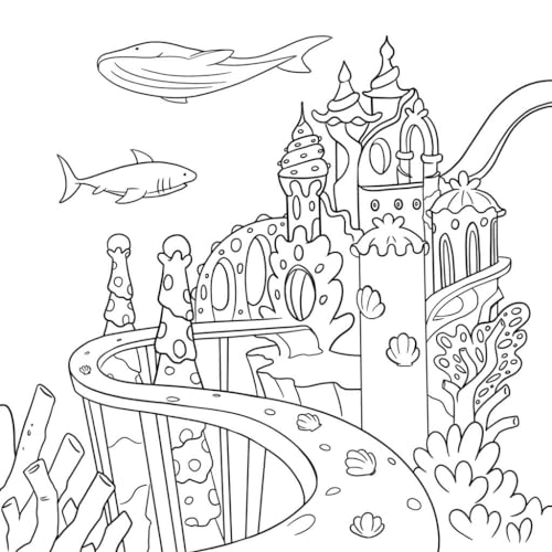 Mermaid Coloring Book: For Kids Ages 4-8, 9-12