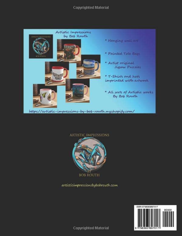 Yellowstone Park REDUX: Coloring Book for Grownups (Coloring books by Artistic Impressions by Bob Routh)