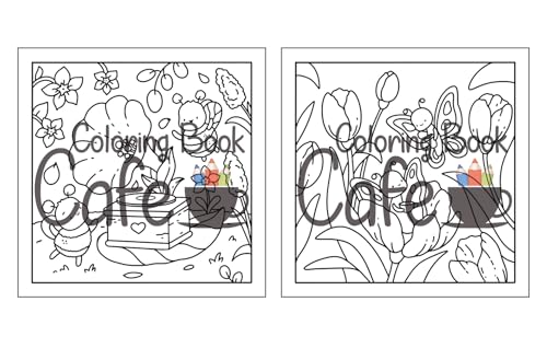 Garden Cuties: Cute and Comfy Coloring Book for Adults and Teens Featuring Adorable Critters in Cozy Garden Scenes (Cute and Comfy Coloring Books)