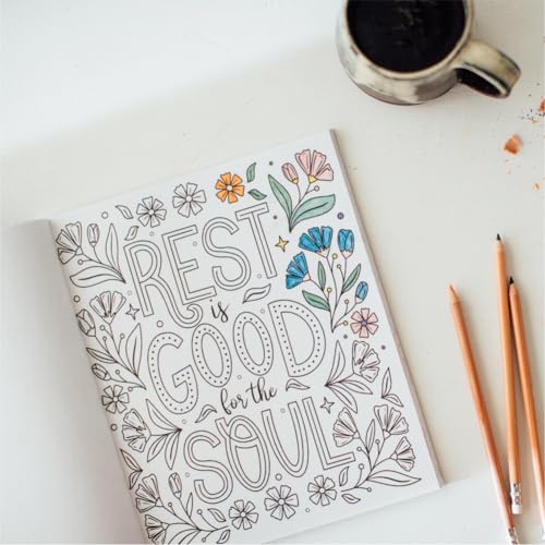 Embrace the Beauty: An Adult Coloring Book with Inspirational Quotes and Frameable Wall Art