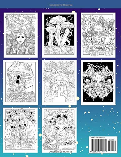 Stoner Coloring Book: A Trippy Psychedelic Stoner Coloring Book For Adults