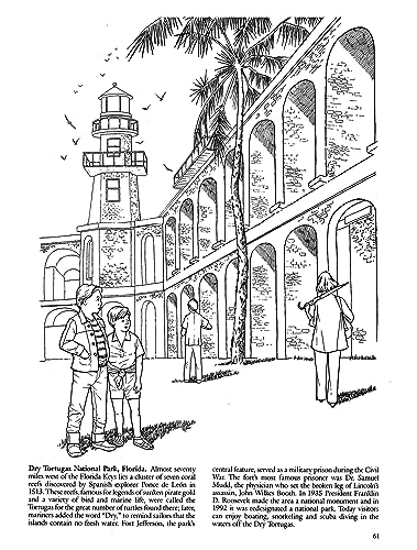 National Parks Coloring Book (Dover Nature Coloring Book)