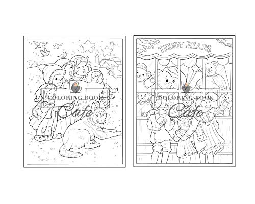100 Christmas Scenes: An Adult Coloring Book Featuring 100 Fun, Easy and Relaxing Christmas Coloring Pages (Christmas Coloring Books)