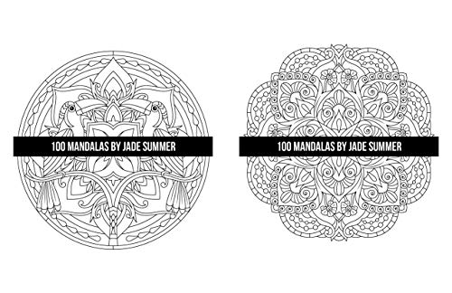 Mandala Coloring Book: For Adults with 100 Magical Mandalas