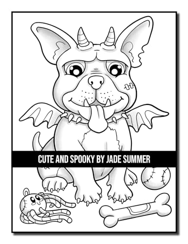 Cute and Spooky: A Halloween Coloring Book for Adults and Kids with Cute Characters, Spooky Scenes, and More! (Halloween Coloring Books)