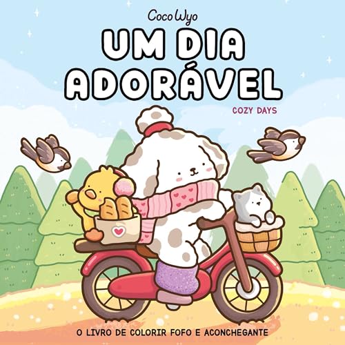 Um dia adorável (Cozy Days) – livro de colorir Coco Wyo (Portuguese Edition)