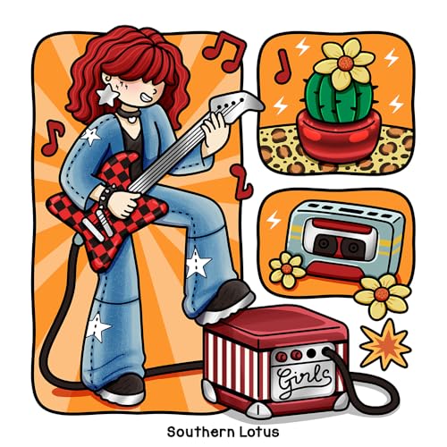 Girl Spaces: Vol.2 Coloring Book for Adults and Teens Featuring Cozy Moments and Daily Joys for Relaxation and Stress Relief (Cute & Easy Coloring)