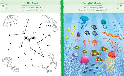 Ocean Animals Preschool Activity Book: 75 Games to Learn Letters, Numbers, Colors, and Shapes (School Skills Activity Books)