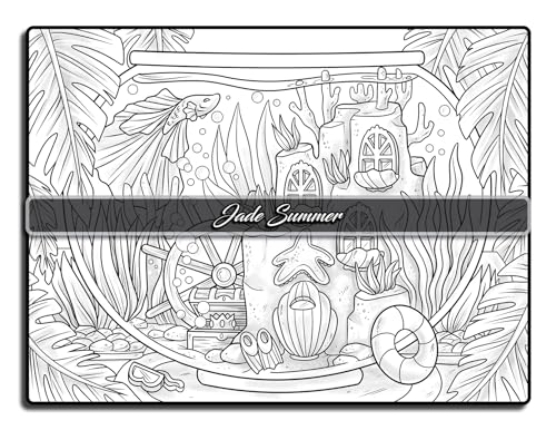 Fairy Homes Coloring Book: For Adults with Fantasy Designs for Fun and Relaxation