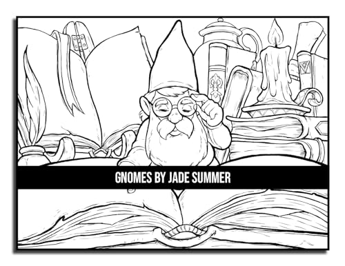 Gnomes: A Fantasy Coloring Book for Adults and Kids with Adorable Characters, Whimsical Scenes, and More!