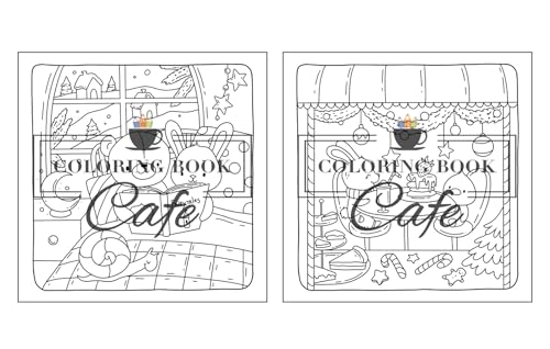 Christmas Hygge: Cute and Cozy Coloring Book for Adults & Teens Featuring Cheerful Holiday Scenes with Adorable Animals Characters (Cute and Comfy Coloring Books)