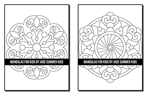 Mandala Coloring Book: For Kids with Fun, Easy, and Relaxing Mandalas for Boys and Girls