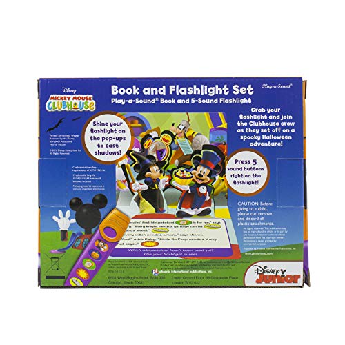 Disney Mickey Mouse Clubhouse - Halloween Surprise Sound Book and Flashlight Set - PI Kids