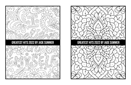 Greatest Hits: An Adult Coloring Book with the 100 Best Pages from the Jade Summer Collection