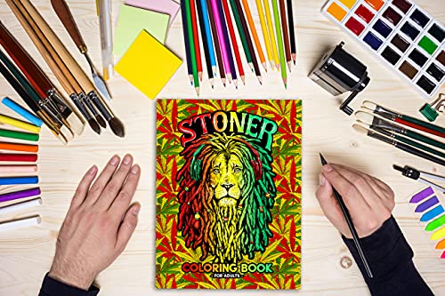 Stoner Coloring Book for Adults