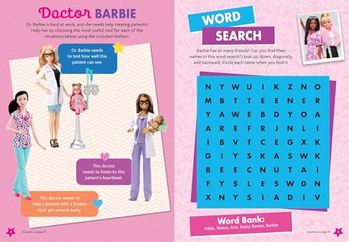 Barbie: Fashion Fun Stickers and Activities: Through the Decades (Barbie Through the Decades)