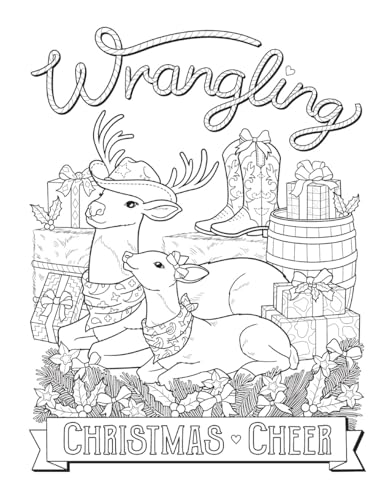 Creative Haven Country Western Christmas Coloring Book (Adult Coloring Books: Christmas)