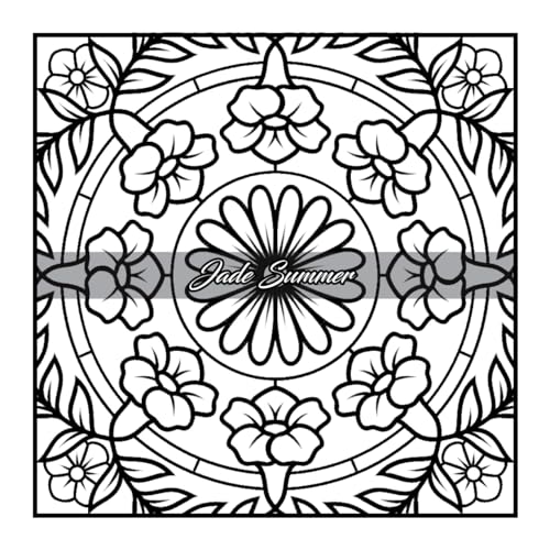 100 Mini Mandalas: A Mandala Coloring Book for Adults and Kids with Easy, Cute, and Tiny Designs for Stress Relief and Relaxation