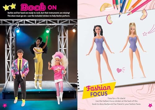 Barbie: Fashion Fun Stickers and Activities: Through the Decades (Barbie Through the Decades)