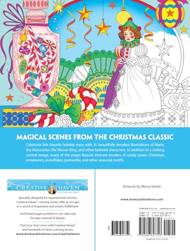 Creative Haven The Nutcracker Designs Coloring Book (Adult Coloring Books: Christmas)