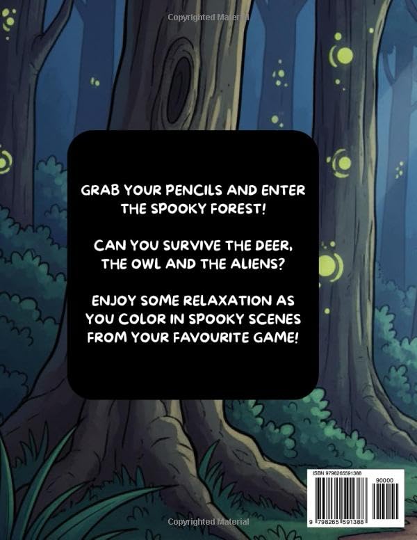 99 NIGHTS IN THE FOREST COLORING BOOK