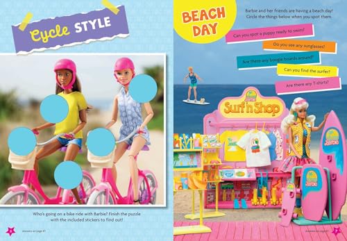 Barbie: Fashion Fun Stickers and Activities: Through the Decades (Barbie Through the Decades)