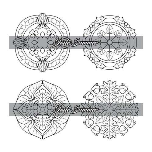 100 Mini Mandalas: A Mandala Coloring Book for Adults and Kids with Easy, Cute, and Tiny Designs for Stress Relief and Relaxation
