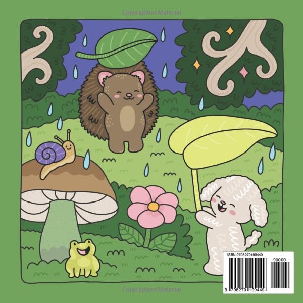 Forest Friends: A Cozy Coloring Adventure with Fuzzy Woodland Animals and Peaceful Forest Scenes (Cozy Spaces Coloring)