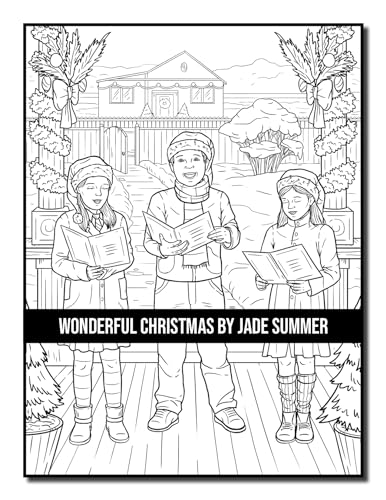 Wonderful Christmas: An Adult Coloring Book with Charming Christmas Scenes and Winter Holiday Fun (Christmas Coloring Books)