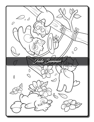 Tiny Animals Coloring Book: For Adults with Hilarious Scenes for Fun and Relaxation (Cute Animal Coloring Books)