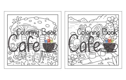 Garden Cuties: Cute and Comfy Coloring Book for Adults and Teens Featuring Adorable Critters in Cozy Garden Scenes (Cute and Comfy Coloring Books)