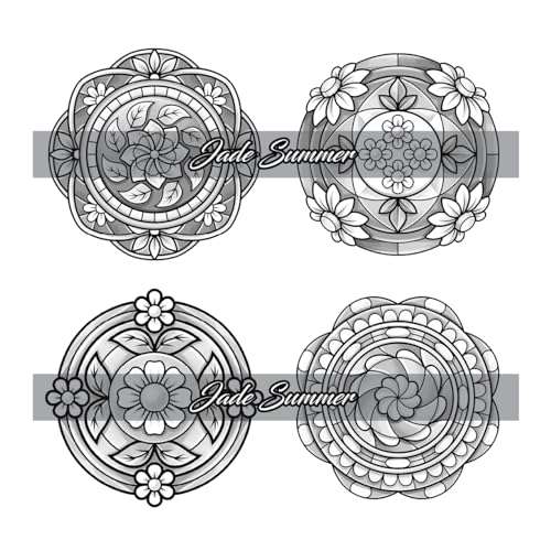 100 Mini Mandalas: A Mandala Coloring Book for Adults and Kids with Easy, Cute, and Tiny Designs for Stress Relief and Relaxation