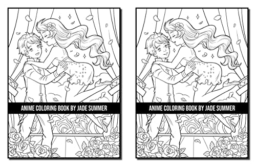 Anime Coloring Book: For Adults with Fun, Easy, and Relaxing Designs