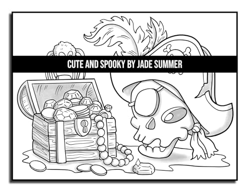 Cute and Spooky: A Halloween Coloring Book for Adults and Kids with Cute Characters, Spooky Scenes, and More! (Halloween Coloring Books)