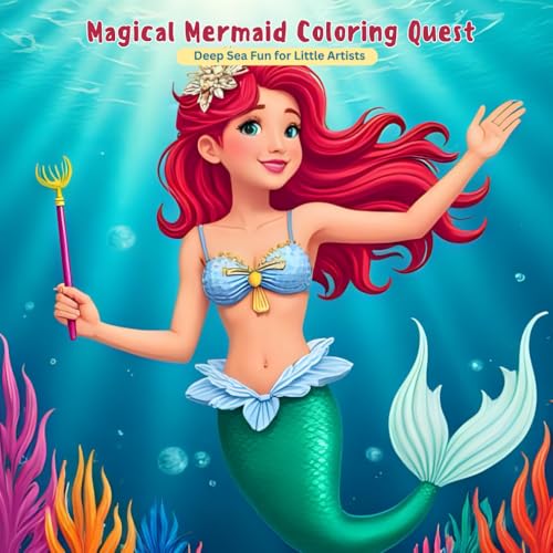 Magical Mermaid Coloring Quest: Deep Sea Fun for Little Artists
