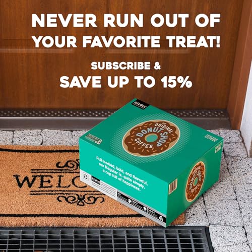 The Original Donut Shop Regular, Keurig Single Serve K-Cup Pods, Medium Roast Coffee, 60 Count, (6 Packs of 10)