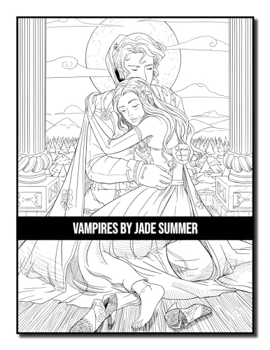 Vampires: An Adult Coloring Book with Sexy Vampire Women, Dark Fantasy Romance, and Haunting Gothic Scenes for Relaxation