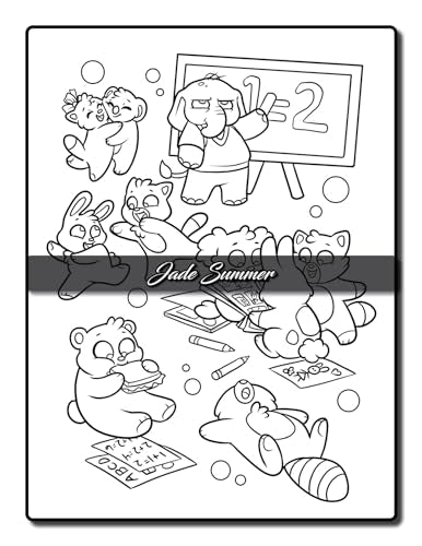 Tiny Animals Coloring Book: For Adults with Hilarious Scenes for Fun and Relaxation (Cute Animal Coloring Books)