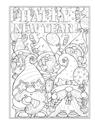 Creative Haven Gnome for the Holidays Coloring Book (Adult Coloring Books: Holidays & Celebrations)
