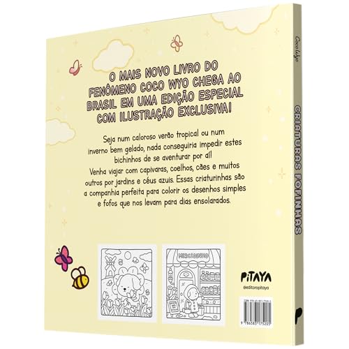 CRIATURAS FOFINHAS (COZY CUTIES) – LIVRO DE COLORIR COCO WYO