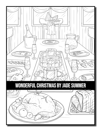 Wonderful Christmas: An Adult Coloring Book with Charming Christmas Scenes and Winter Holiday Fun (Christmas Coloring Books)