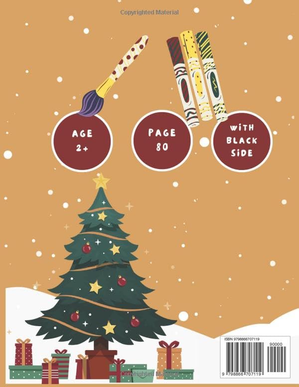 Christmas Dot Markers Activity Book: Easy Big Dots|Perfect Gift for Kids&Toddlers|80 Pages|christmas edition|Preschool and Kindergarten