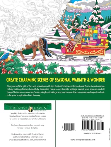 Creative Haven Christmas Color by Number (Adult Coloring Books: Christmas)
