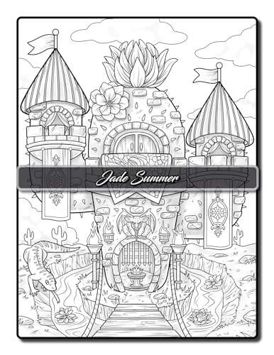 Fairy Homes Coloring Book: For Adults with Fantasy Designs for Fun and Relaxation