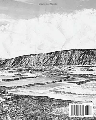 Stress Reducing Adult Coloring Book: Yellowstone