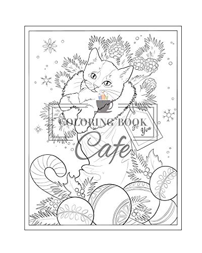 100 Christmas Scenes: An Adult Coloring Book Featuring 100 Fun, Easy and Relaxing Christmas Coloring Pages (Christmas Coloring Books)