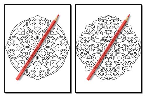 Mandalas for Beginners: An Adult Coloring Book with Fun, Easy, and Relaxing Coloring Pages (Easy Coloring Books)