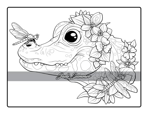 Flower Crown Animals: Coloring Book for Women and Teens with Adorable Animals and Beautiful Flowers for Stress Relief and Relaxation