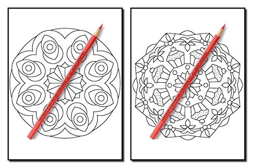 Mandalas for Beginners: An Adult Coloring Book with Fun, Easy, and Relaxing Coloring Pages (Easy Coloring Books)